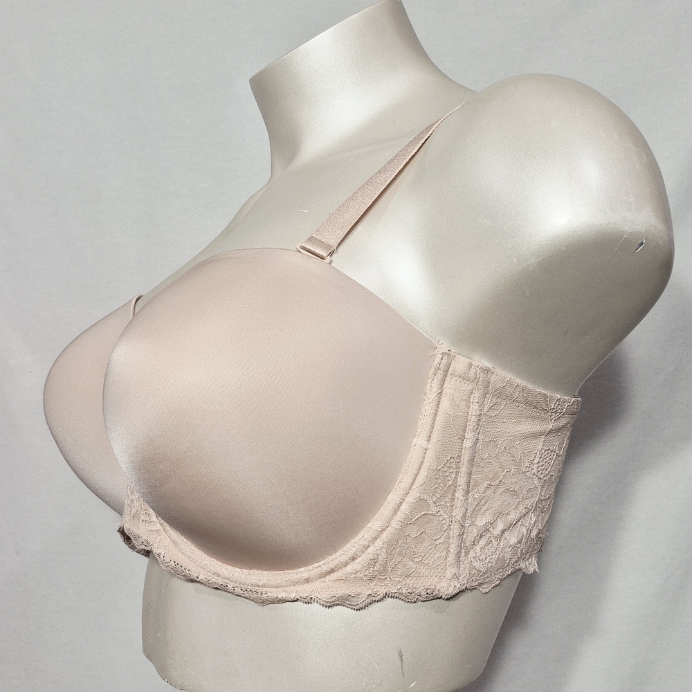 42ddd Torrid Lightly Lined Strapless Underwire Br… - image 2